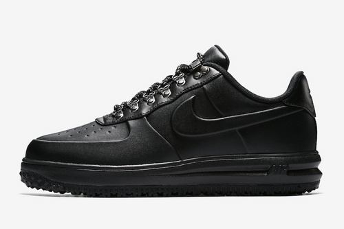 Lunar Force 1 Duckboot Low _Triple Black_ style code_ aa1125-001 size_ 36-47-7a152a19